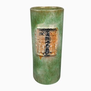 Majolika Vase von Fratelli Fanciulacci, Italien, 1970er