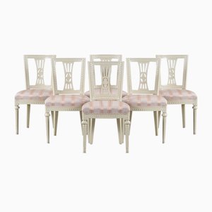 Gustavian Chairs, 1950s, Set of 6