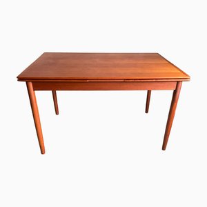 Danish Extendable Teak Dining Table by Willy Sigh for H. Sigh and Sons Mobelfabrik, 1960s
