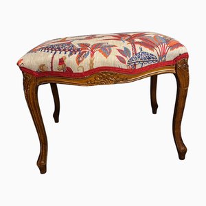 Vintage Stool with Cover, 1890s