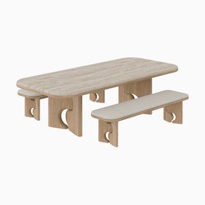 Portman Dining Set by Wood Tailors, Set of 3