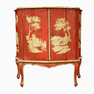 20th Century Venetian Lacquered and Painted Sideboard, 1950a