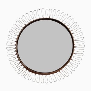 Round Concave Mirror attributed to Josef Frank, 1950s