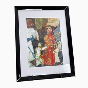 H. Misonne, Abstract Woman, 1890s-1910s, Painting
