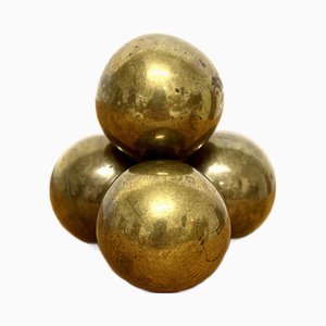 Sculptural Brass Paperweight from Gusum, 1960s