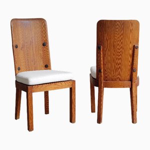Axel Einar Hjorth zugeschriebene Lovö Stühle für Nordiska Kompaniet, 1939, 2er Set