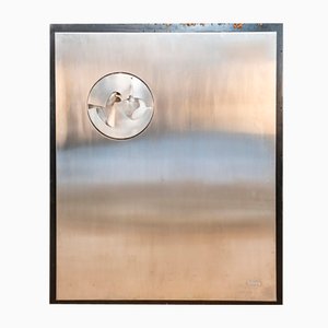 Carlo Marchesotti, Große Wandskulptur, 1979, Edelstahl