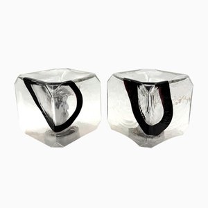 Murano Glass Table Lamps from Fratelli Toso, Italy, 1970s, Set of 2