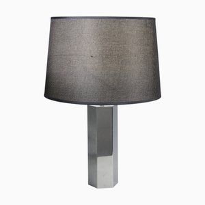 Lámpara de mesa hexagonal de Ingo Maurer para M Design, Italia, años 70