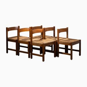 Vintage Italian Torbecchia Chairs by Giovanni Michelucci for Poltronova, 1960s, Set of 6