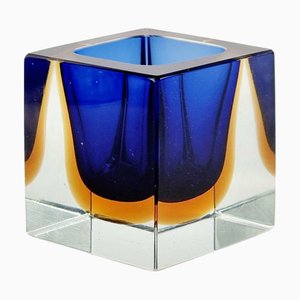 Sommerso Murano Glass Catch-All attributed to Flavio Poli for Seguso, Italy, 1960s