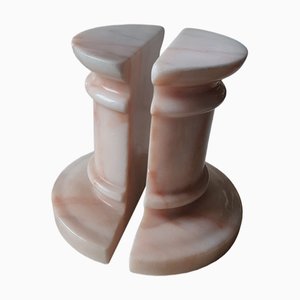 Fermalibri in marmo di Pedrarte, anni '70, set di 2