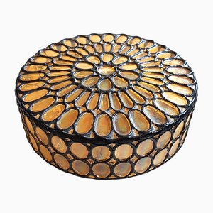 Mid-Century Ceiling Lamp from Limburg Glashütte