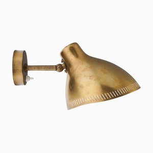 Lampada da parete Mid-Century attribuita ad Asea, Svezia, anni '50