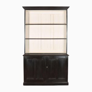 19th Century English Painted Open Bookcase, 1890s