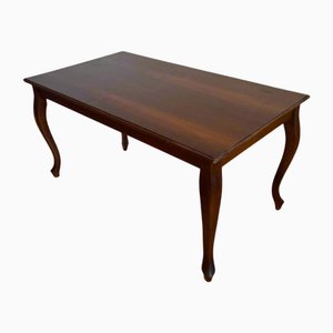 Tavolo da salotto vintage impiallacciato in mogano