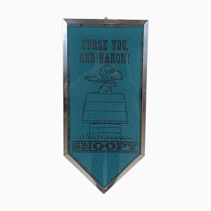 Vintage Peanuts Filz Banner, 1970er