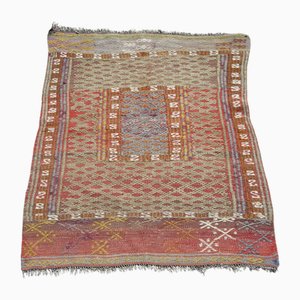 Vintage Turkish Handmade Wool Kilim Rug