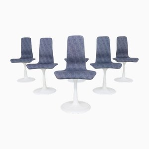 Space Age Dining Chairs with Tulip Bases from Läsko Studioform International, 1970s, Set of 6
