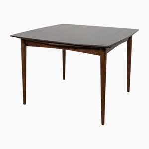 Quadratischer ausziehbarer Mid-Century Esstisch aus Palisander, Dänemark, 1960er