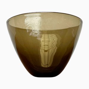 Mid-Century Glasschale von Orrefors, Schweden, 1960er