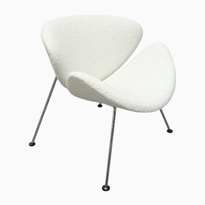 Orange Slice Chair with Bouclé Upholstery by Pierre Paulin for Artifort, 1975