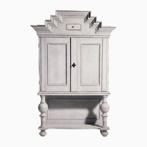 Swedish Baroque Cabinet with Great Interior, 1780