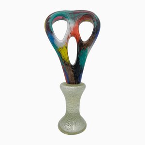 Murano Glas Statue von Seguso für Albarelli, 1990