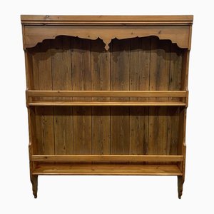Estantería inglesa vintage de abeto, años 30