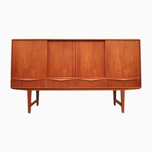 Vintage Teak Highboard von EW Bach für Sejling Stolfabrik, 1960er
