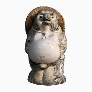 Large Shōwa Era Tanuki Statue in Shigaraki Pottery, Japan, 1960s