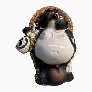 Große Shōwa Era Tanuki Statue, Japan, 1980er