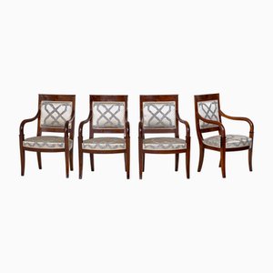 Directoire Armchairs, France, Early 19th Century, Set of 4