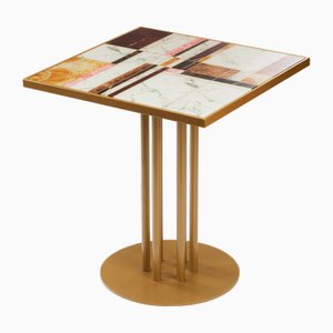 Praga Safron Printed Glass Table by Mambo Unlimited Ideas