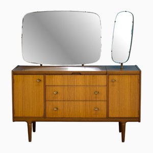 Moderner Mid-Century Frisiertisch aus Teak & Nussholz von Wrighton, 1960er