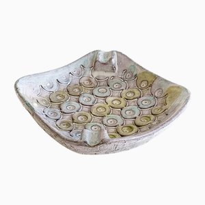 Londi's Torcello Decor Ceramic Ashtray by Aldo Londi for Bitossi, Italy, 1960s