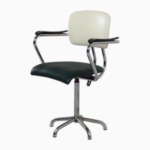 Industrial Office Chair with Armrests by Toon De Wit for De Wit, 1950s