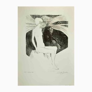 Leo Guida, Sibilla, Etching, 1972