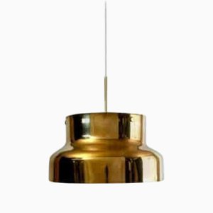 Bumling Hängelampe aus Goldenem Messing von Anders Pehrson für Atelje Lyktan, 1960er
