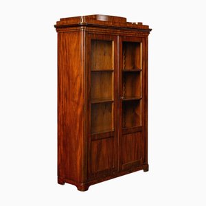 Libreria Biedermeier in mogano, metà XIX secolo