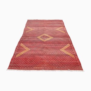 Vintage Turkish Handmade Wool Kilim Rug