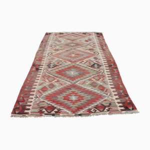 Vintage Turkish Handmade Wool Kilim Area Rug