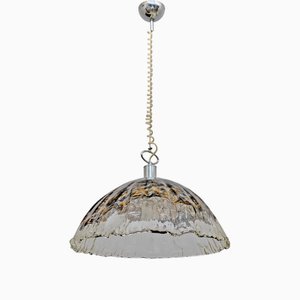 Mid-Century Modern Italian Murano Glass Pendant attributed to AV Mazzega, 1970s