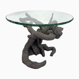 Italian Tree-Shaped Bronze Table, 190s