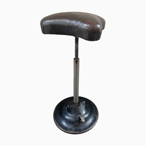 Industrial Saddle Seat Stool, 1920s