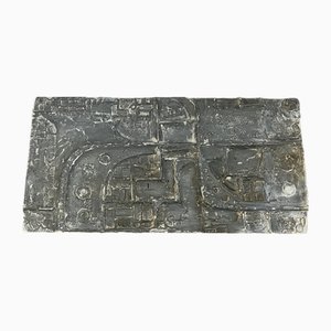 Abstract Brutalist Wall Hanging Relief Sculpture, 1960s, Fiberglass