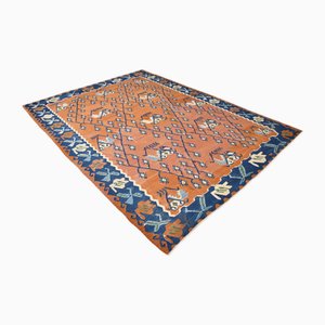 Large Vintage Wool Kilim Rug