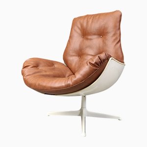 Chaise Pivotante Space Age en Fibre de Verre, 1960s