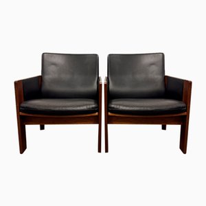 Modell 917 Armlehnstühle von Afra & Tobia Scarpa für Cassina, 2er Set
