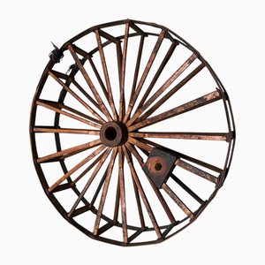 Antique Itomaki Bobbin Spinning Wheel in Bamboo and Silk, 1900s